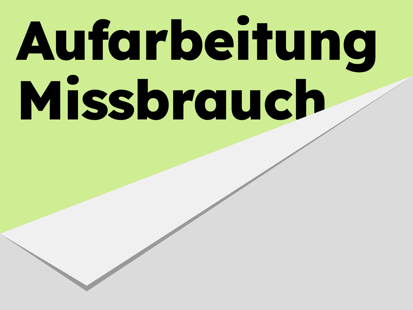 Grafik Aufarbeitung Missbrauch